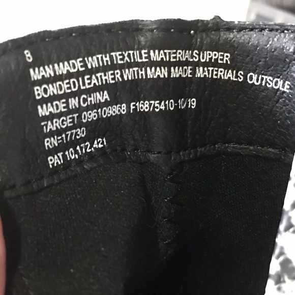 Universal Thread Target Chelsea Boots Booties Double Gore Snake Print Lug Sole 8 - Picture 7 of 10